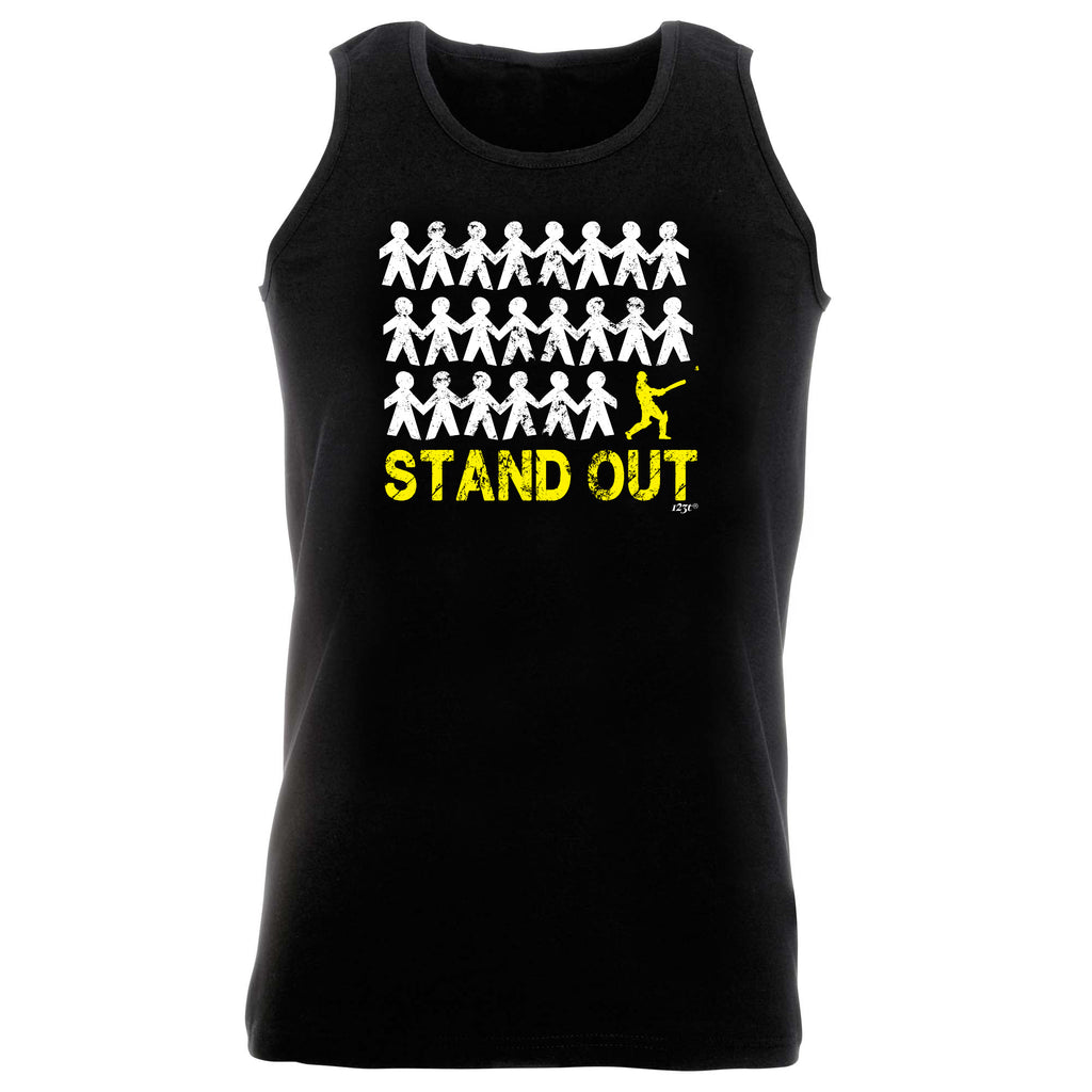 Stand Out Cricket - Funny Vest Singlet Unisex Tank Top
