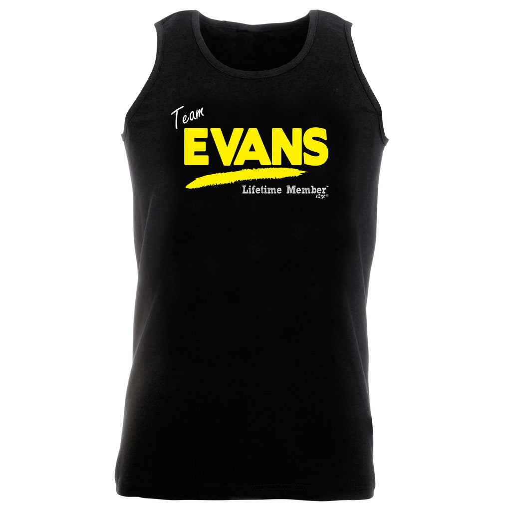 Evans V1 Lifetime Member - Funny Vest Singlet Unisex Tank Top