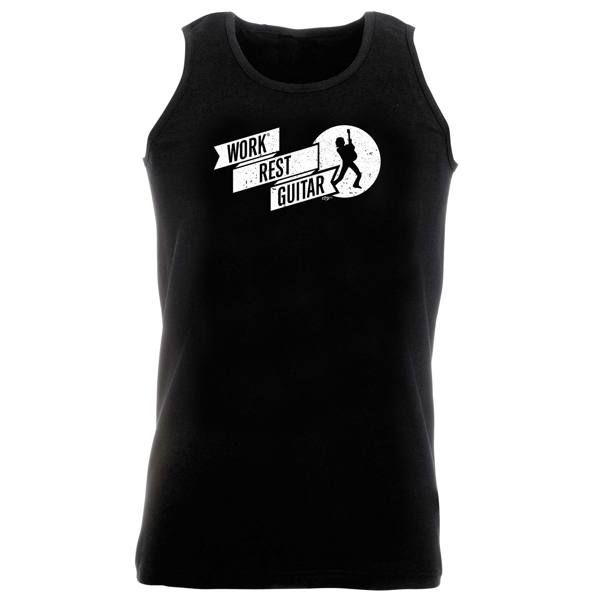 Work Rest Guitar Music - Funny Vest Singlet Unisex Tank Top