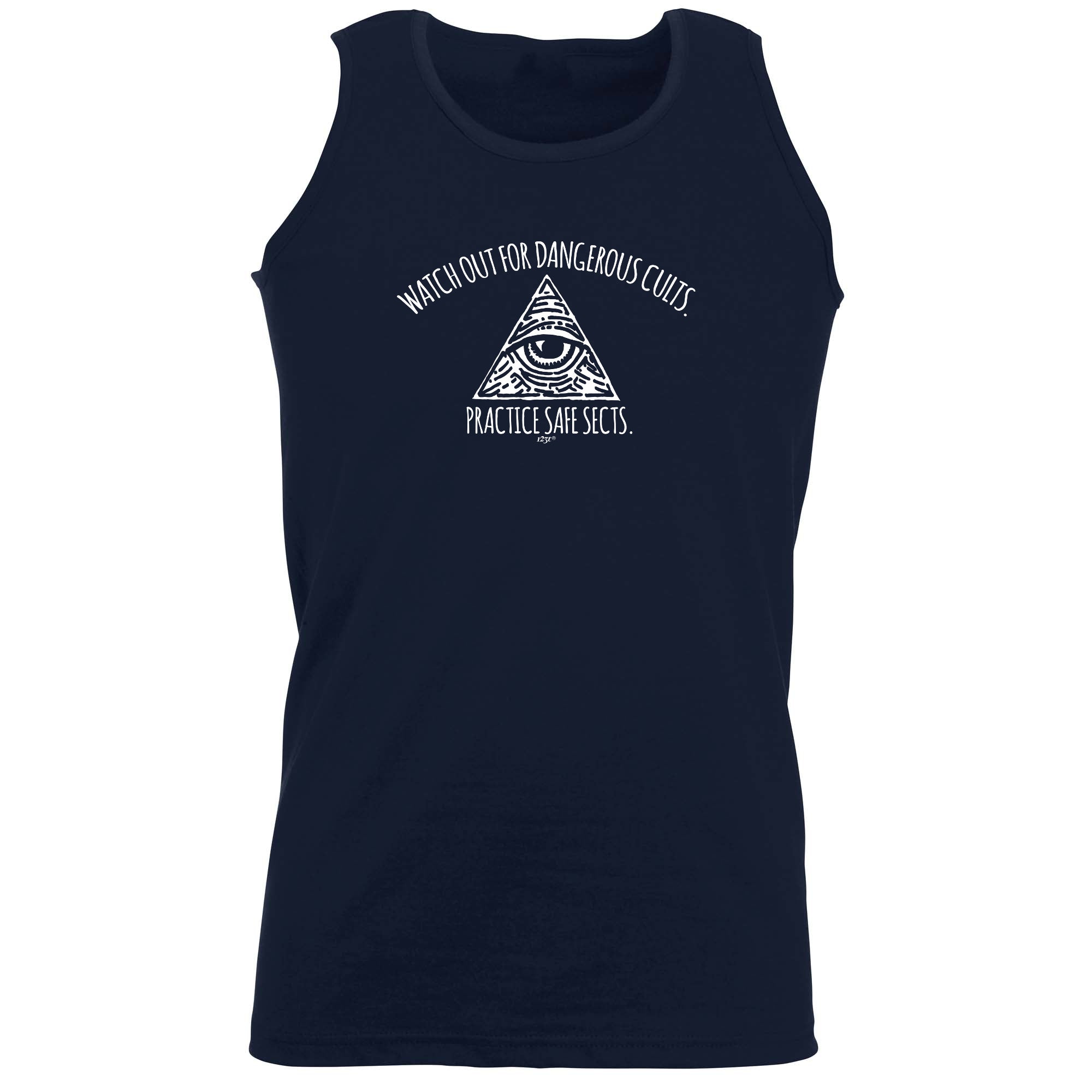 Watch Out For Dangerous Cults - Funny Vest Singlet Unisex Tank Top