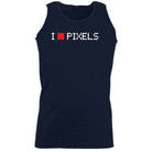 Love Pixels - Funny Vest Singlet Unisex Tank Top