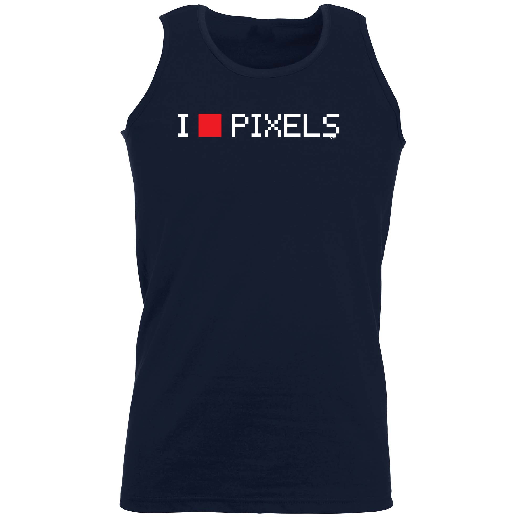 Love Pixels - Funny Vest Singlet Unisex Tank Top