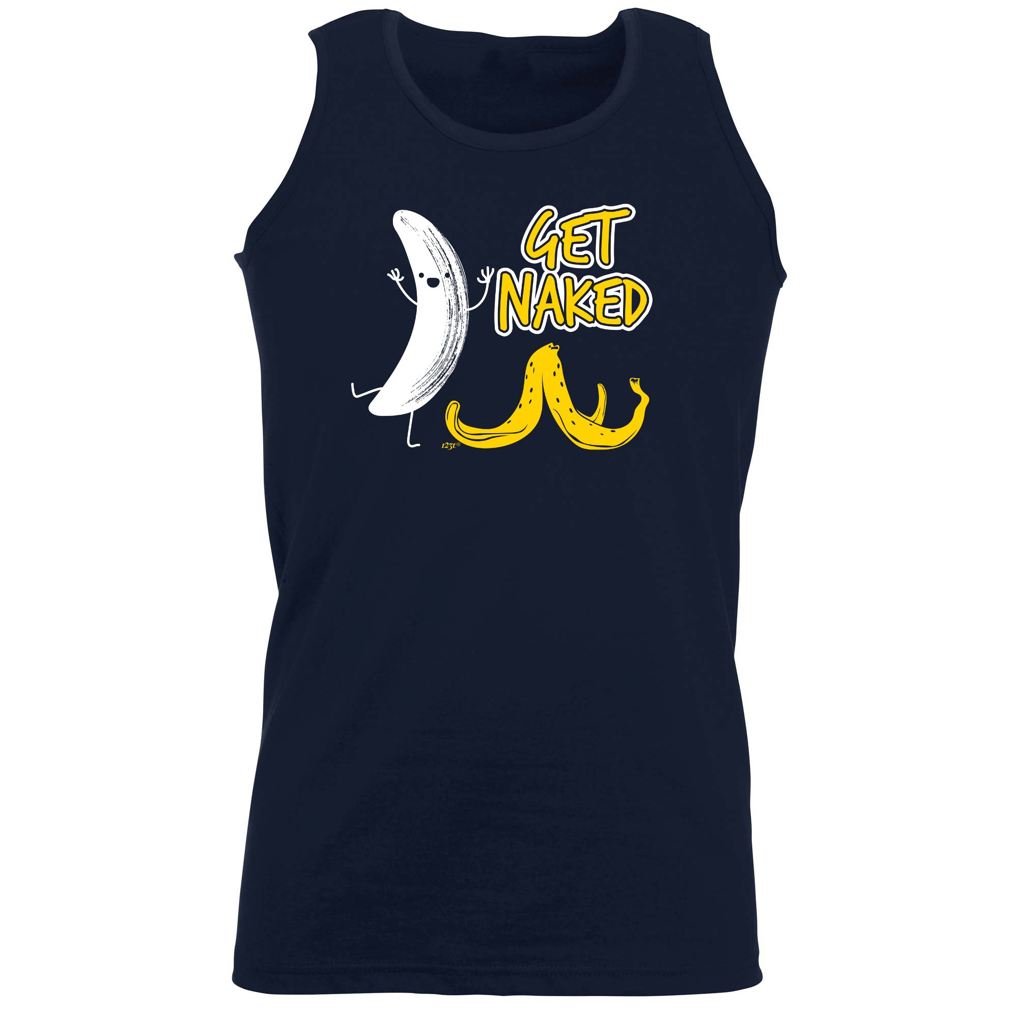 Get Naked Banana - Funny Vest Singlet Unisex Tank Top
