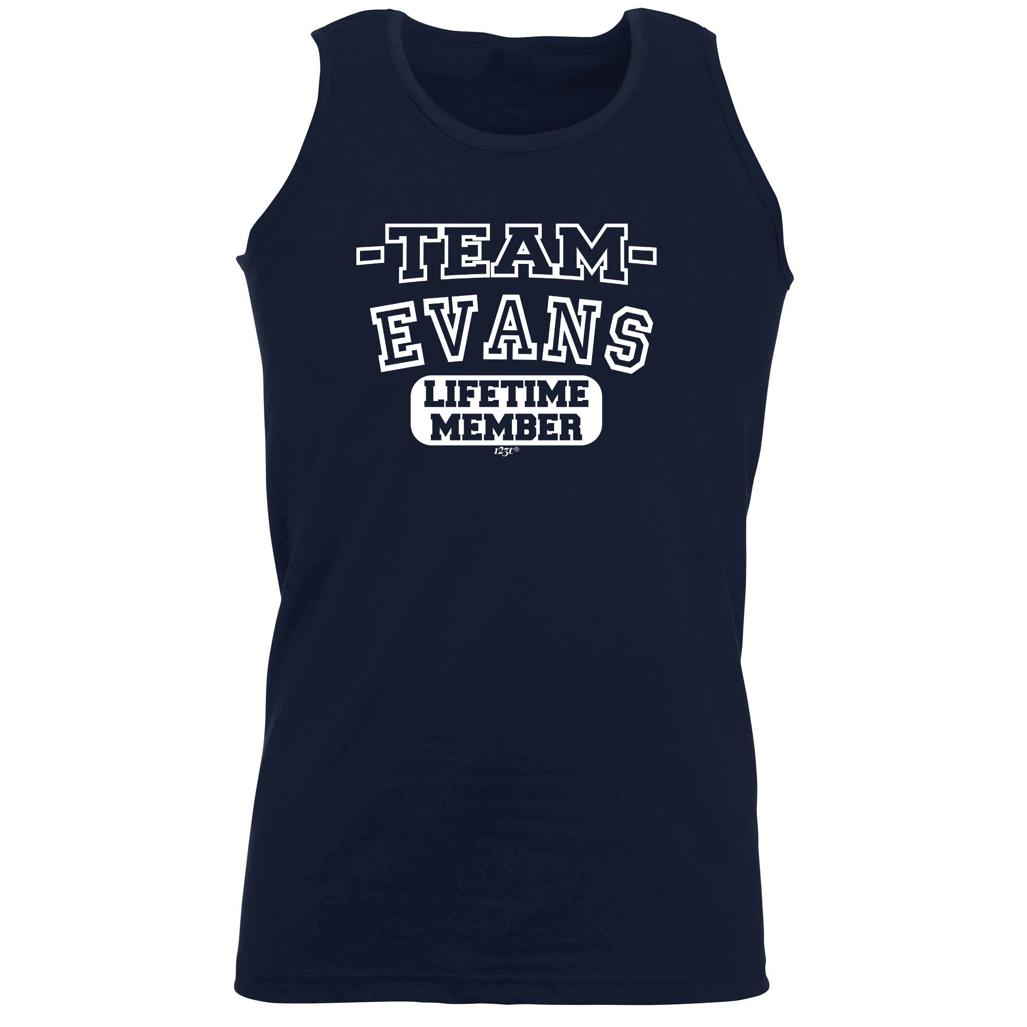 Evans V2 Team Lifetime Member - Funny Vest Singlet Unisex Tank Top