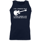 I'M Simple B  B Playing Guitar Music - Funny Vest Singlet Unisex Tank Top