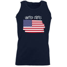 United States - Funny Vest Singlet Unisex Tank Top