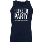Like To Party Mean Read Books - Funny Vest Singlet Unisex Tank Top