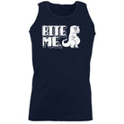 Bite Me Dinosaur - Funny Vest Singlet Unisex Tank Top