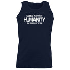 Losing Faith Humanity One Person At A Time - Funny Vest Singlet Unisex Tank Top