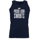 Peace Love Sweets - Funny Vest Singlet Unisex Tank Top