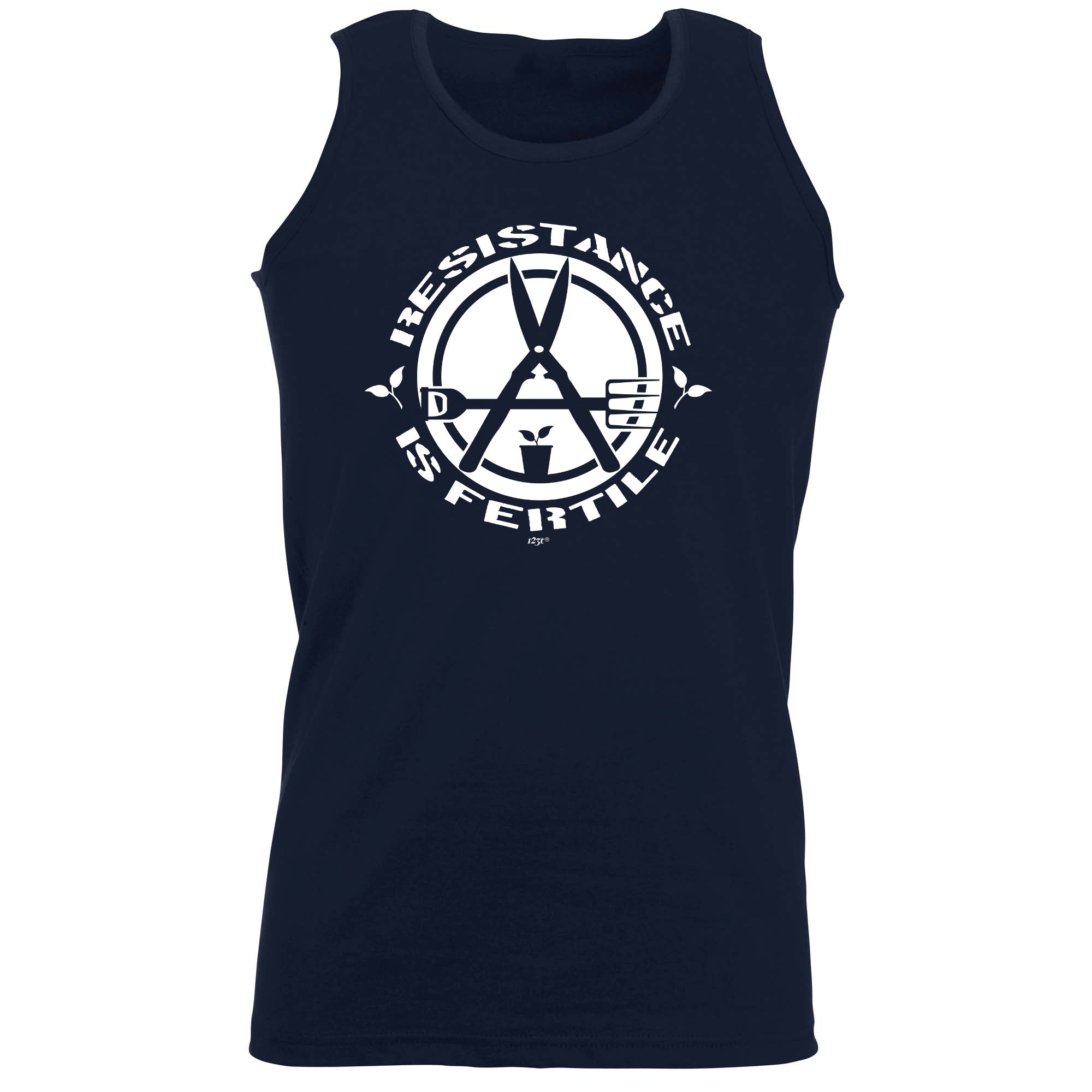 Resistance Is Fertile - Funny Vest Singlet Unisex Tank Top