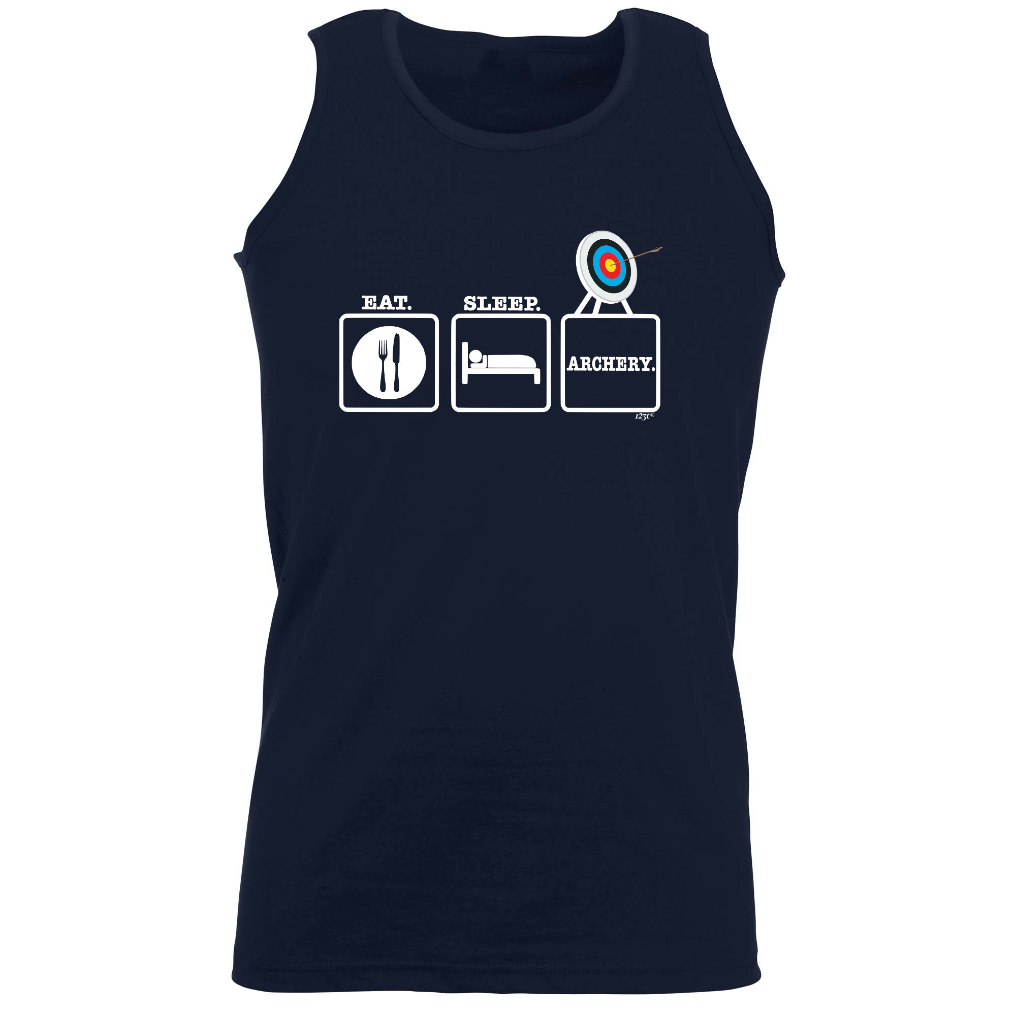 Eat Sleep Archery - Funny Vest Singlet Unisex Tank Top