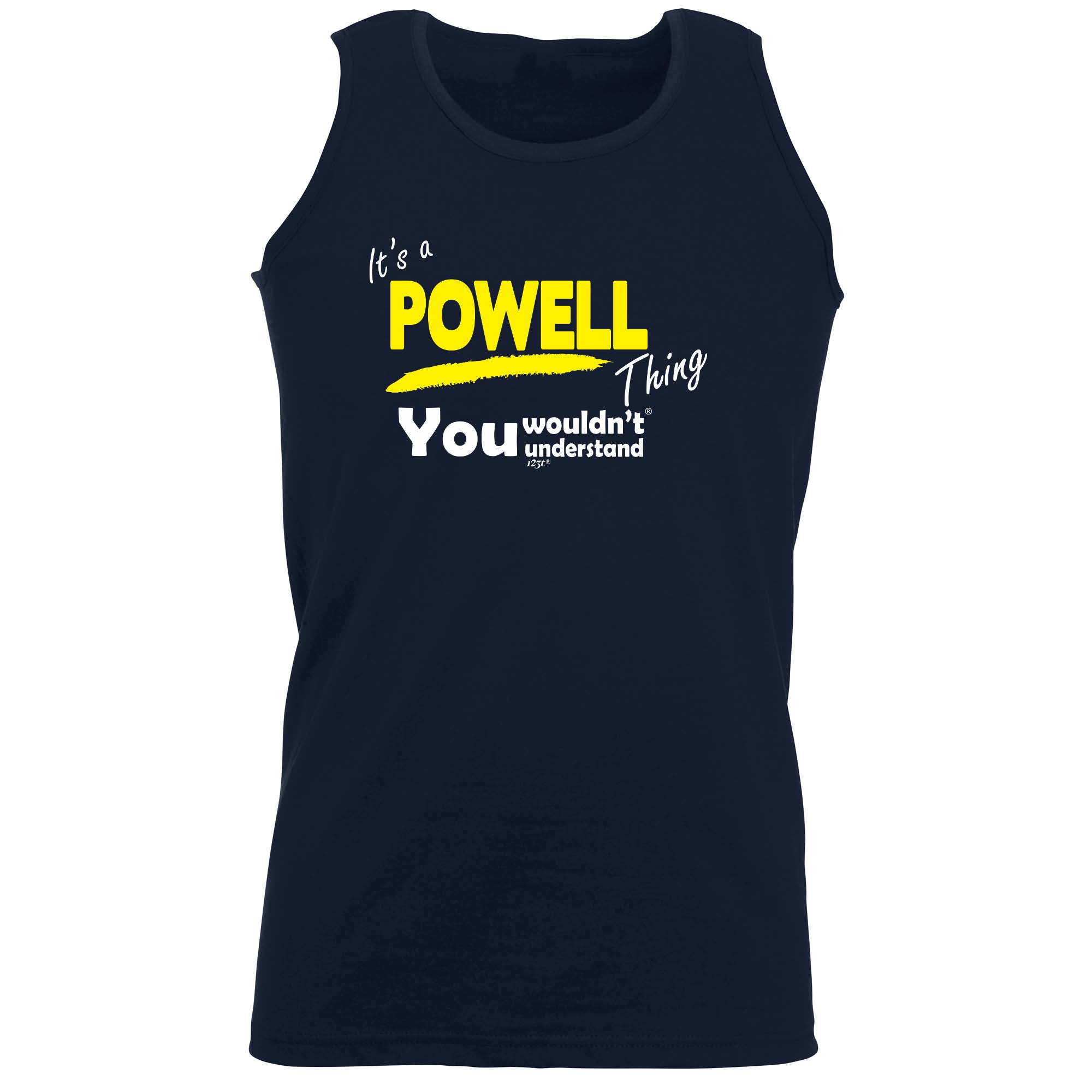 Powell V1 Surname Thing - Funny Vest Singlet Unisex Tank Top