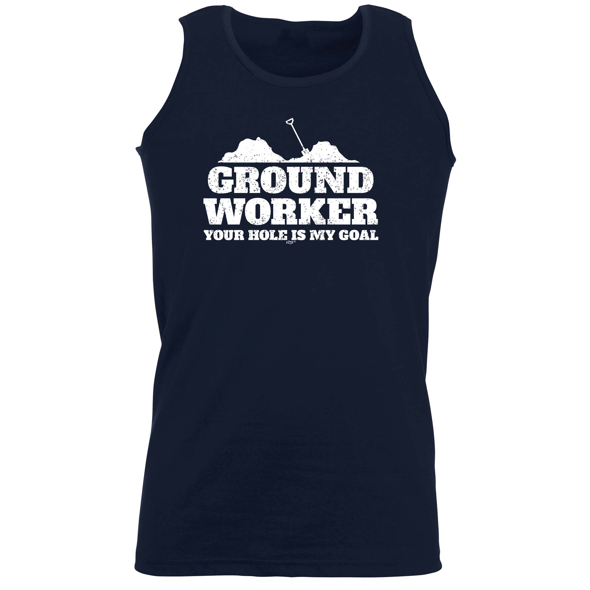 Ground Worker Tradie - Funny Vest Singlet Unisex Tank Top