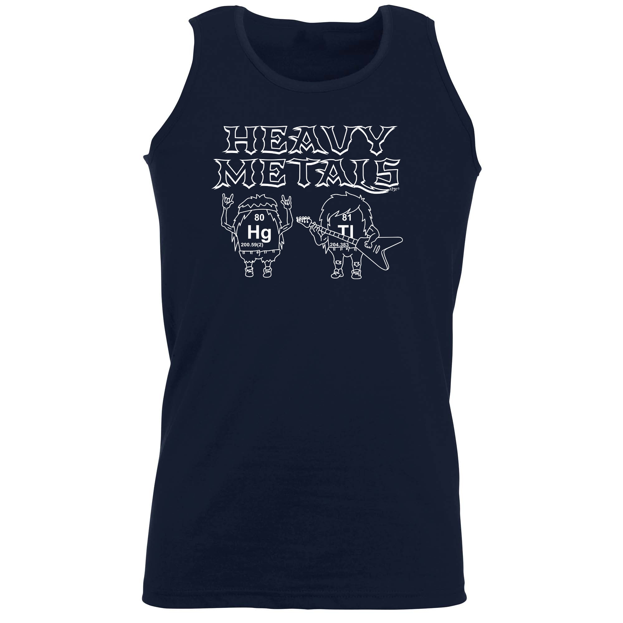 Heavy Metals Music Chemistry - Funny Vest Singlet Unisex Tank Top