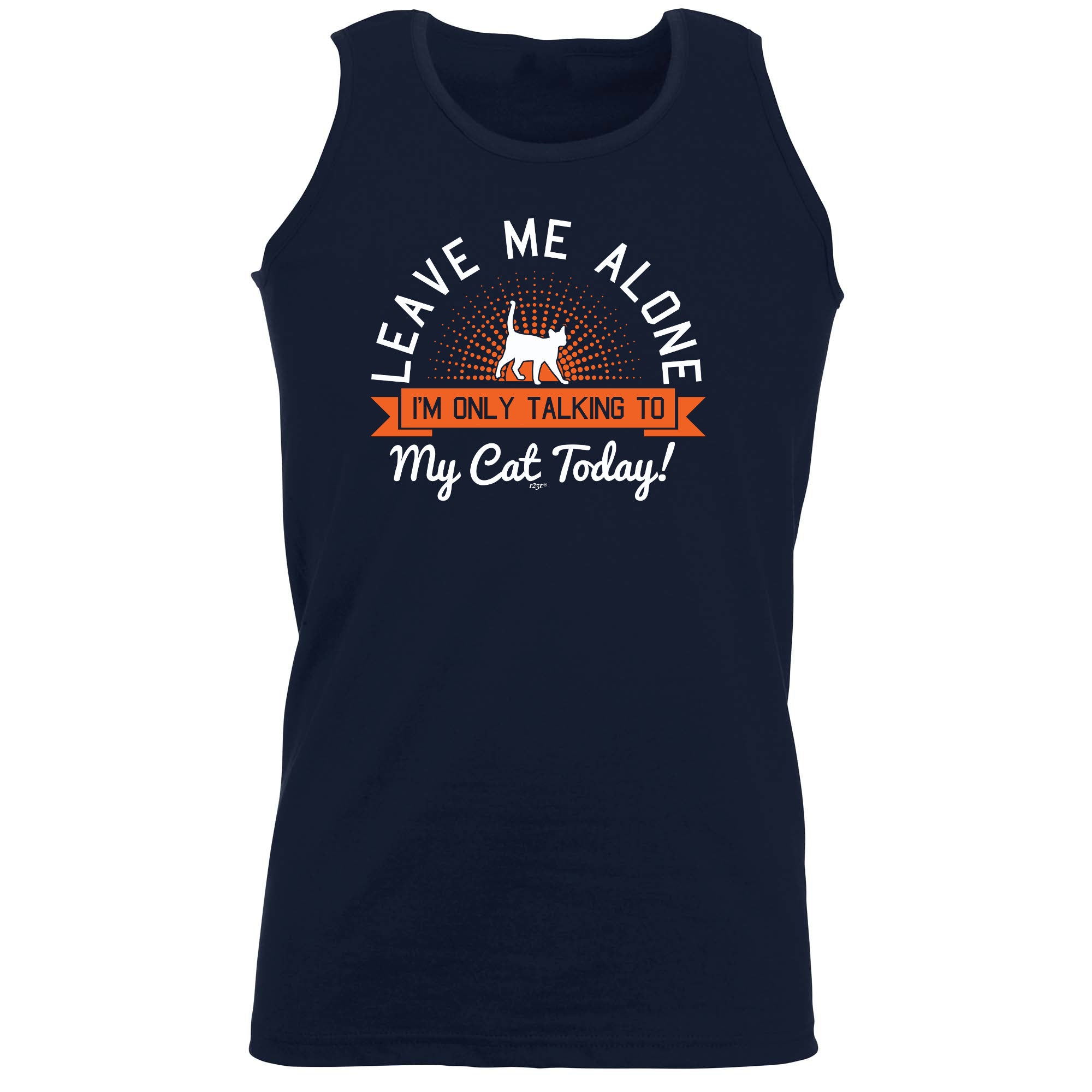 Only Talking To My Cat Today - Funny Vest Singlet Unisex Tank Top