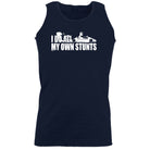 Go Kart Do All My Own Stunts - Funny Vest Singlet Unisex Tank Top