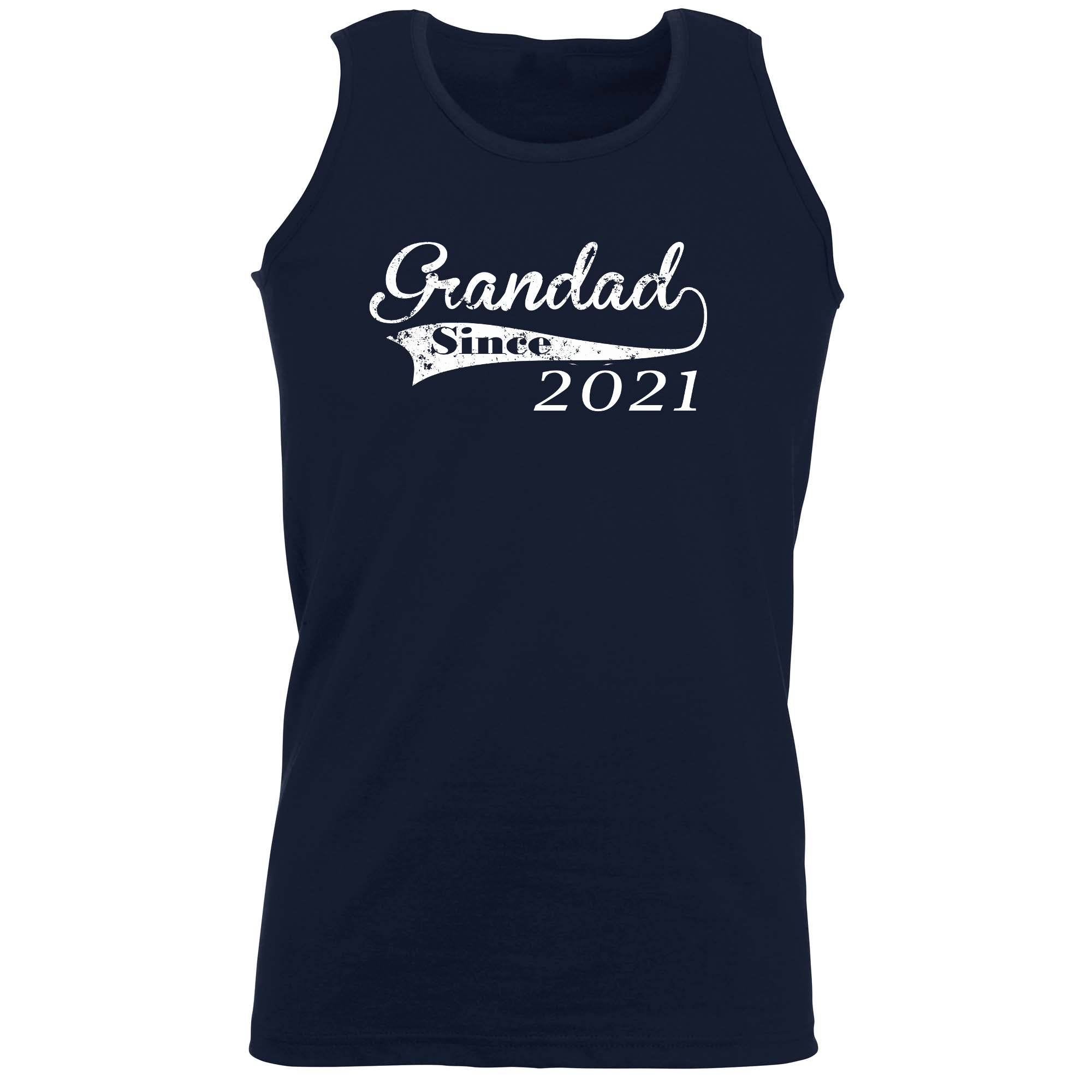 Grandad Since 2021 - Funny Vest Singlet Unisex Tank Top