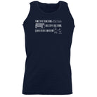 Trains Stop At Train Stations Workstation - Funny Vest Singlet Unisex Tank Top