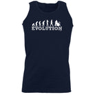 Evolution Drummer - Funny Vest Singlet Unisex Tank Top