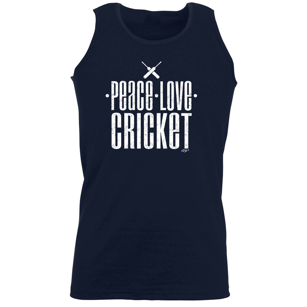 Peace Love Cricket - Funny Vest Singlet Unisex Tank Top