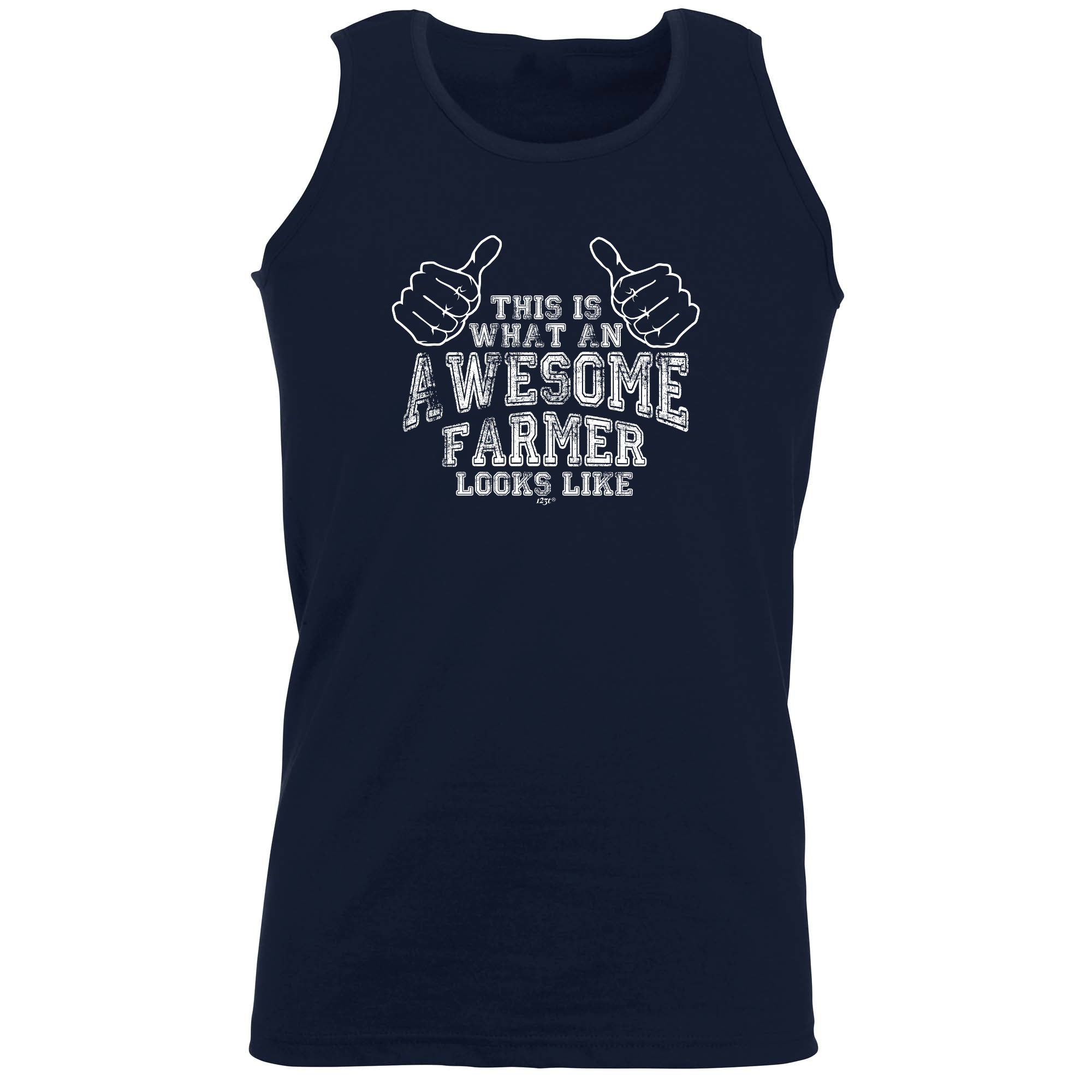 This Is What Awesome Farmer - Funny Vest Singlet Unisex Tank Top