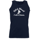 Please I Ride A Unicorn - Funny Vest Singlet Unisex Tank Top