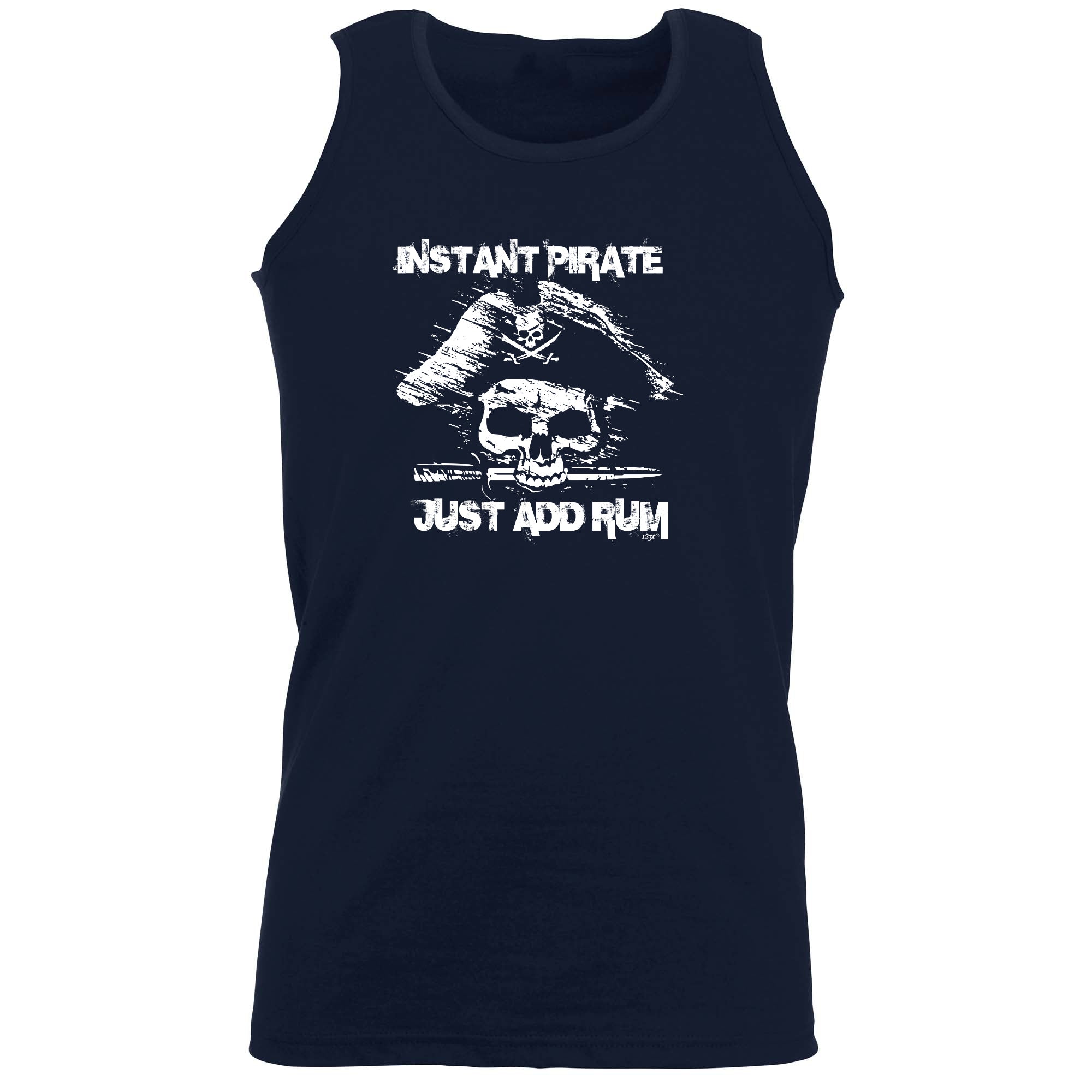 Instant Pirate Just Add Rum - Funny Vest Singlet Unisex Tank Top