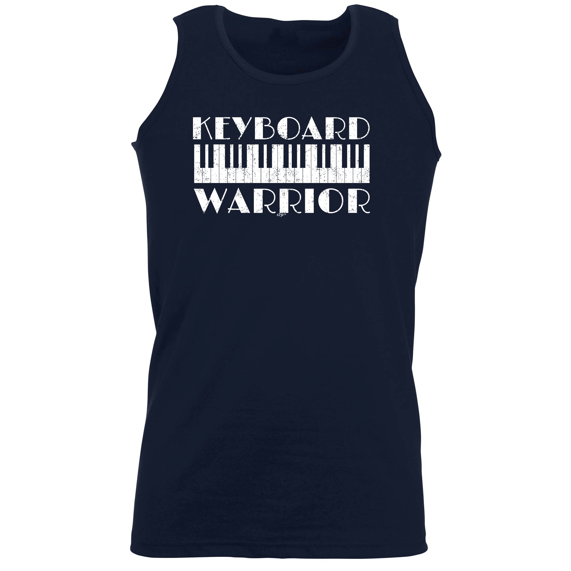 Keyboard Warrior Music - Funny Vest Singlet Unisex Tank Top