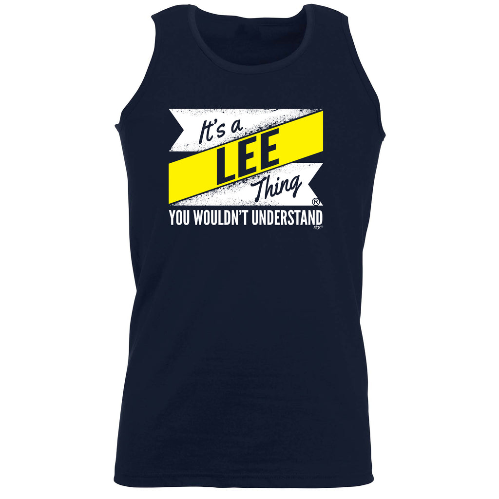 Lee V2 Surname Thing - Funny Vest Singlet Unisex Tank Top
