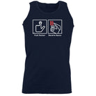 Push Bacon Receive Bacon - Funny Vest Singlet Unisex Tank Top