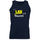 Lee V1 Surname Thing - Funny Vest Singlet Unisex Tank Top