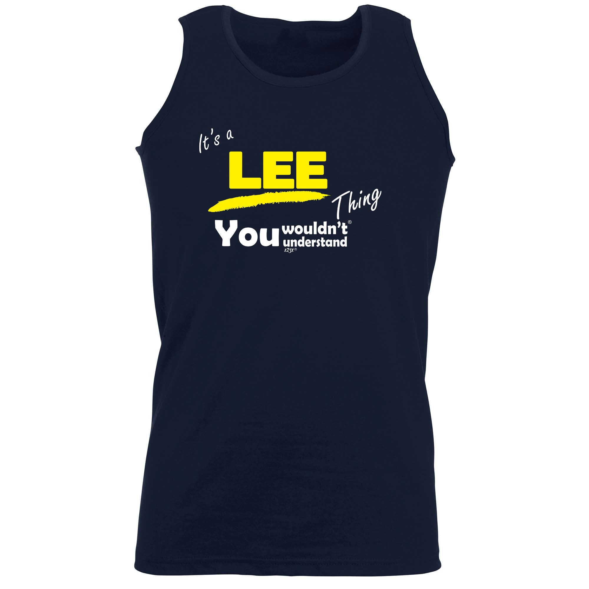Lee V1 Surname Thing - Funny Vest Singlet Unisex Tank Top