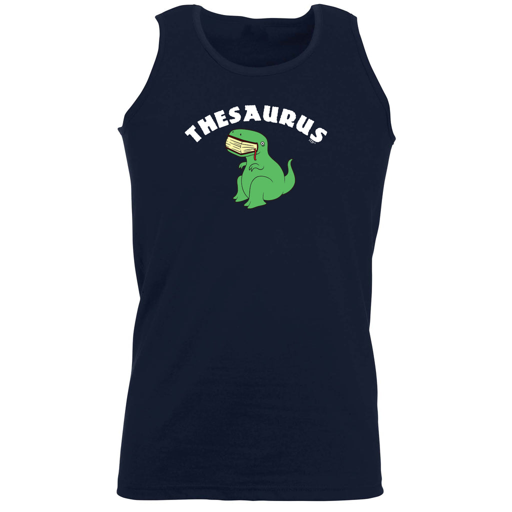 Thesaurus Dinosaur - Funny Vest Singlet Unisex Tank Top