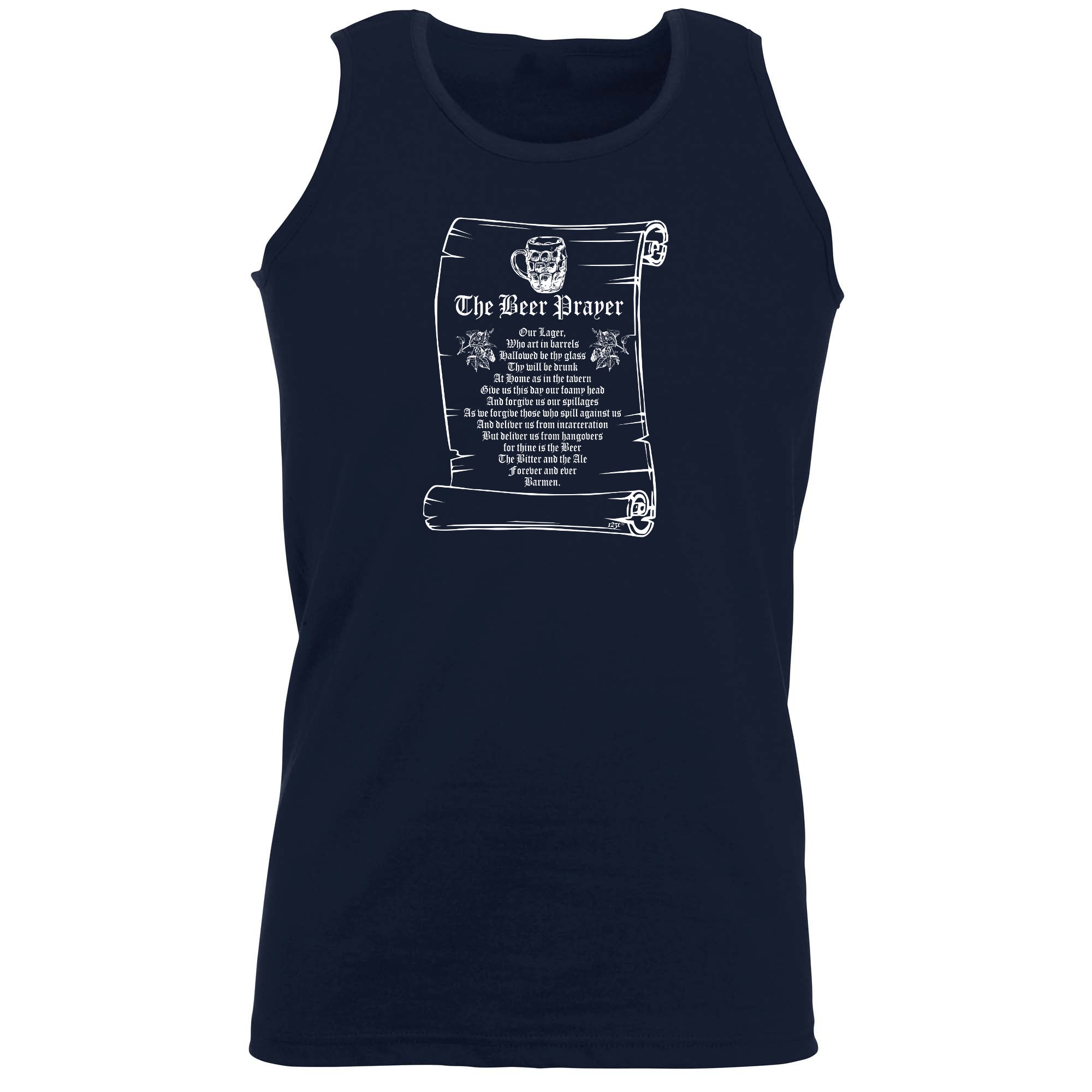 The Beer Prayer - Funny Vest Singlet Unisex Tank Top