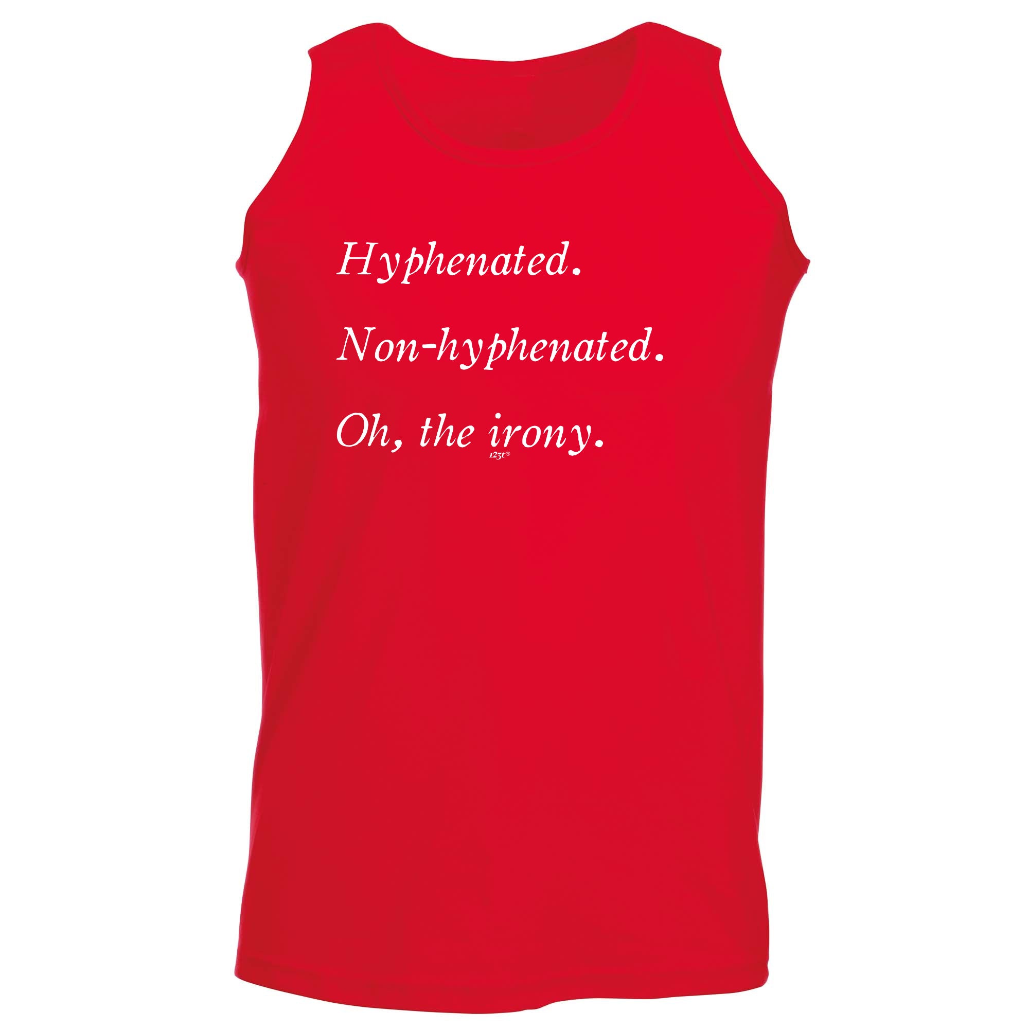 Hyphenated Non Hyphenated - Funny Vest Singlet Unisex Tank Top