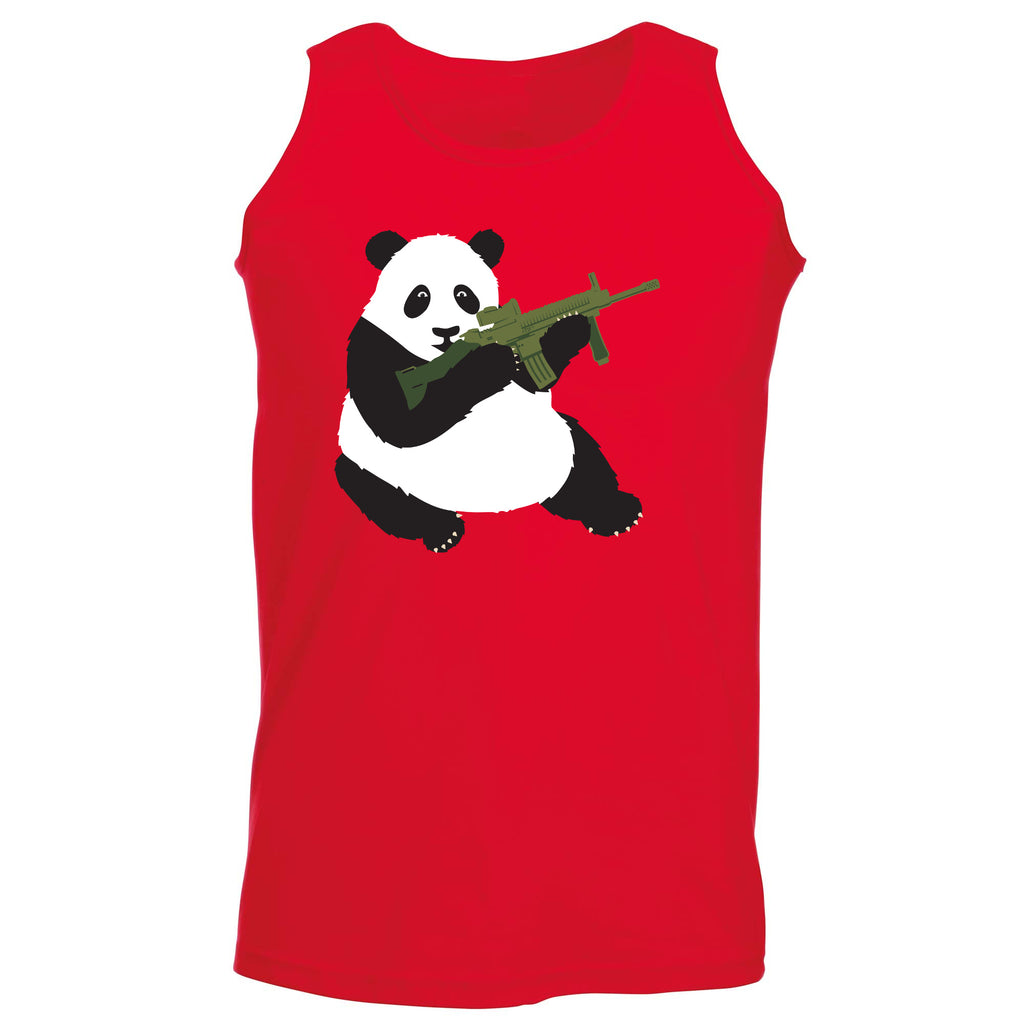 Armed Panda - Funny Vest Singlet Unisex Tank Top