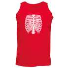 Skeleton Ribs Halloween - Funny Vest Singlet Unisex Tank Top