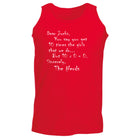 Dear Jocks Nerd College - Funny Vest Singlet Unisex Tank Top