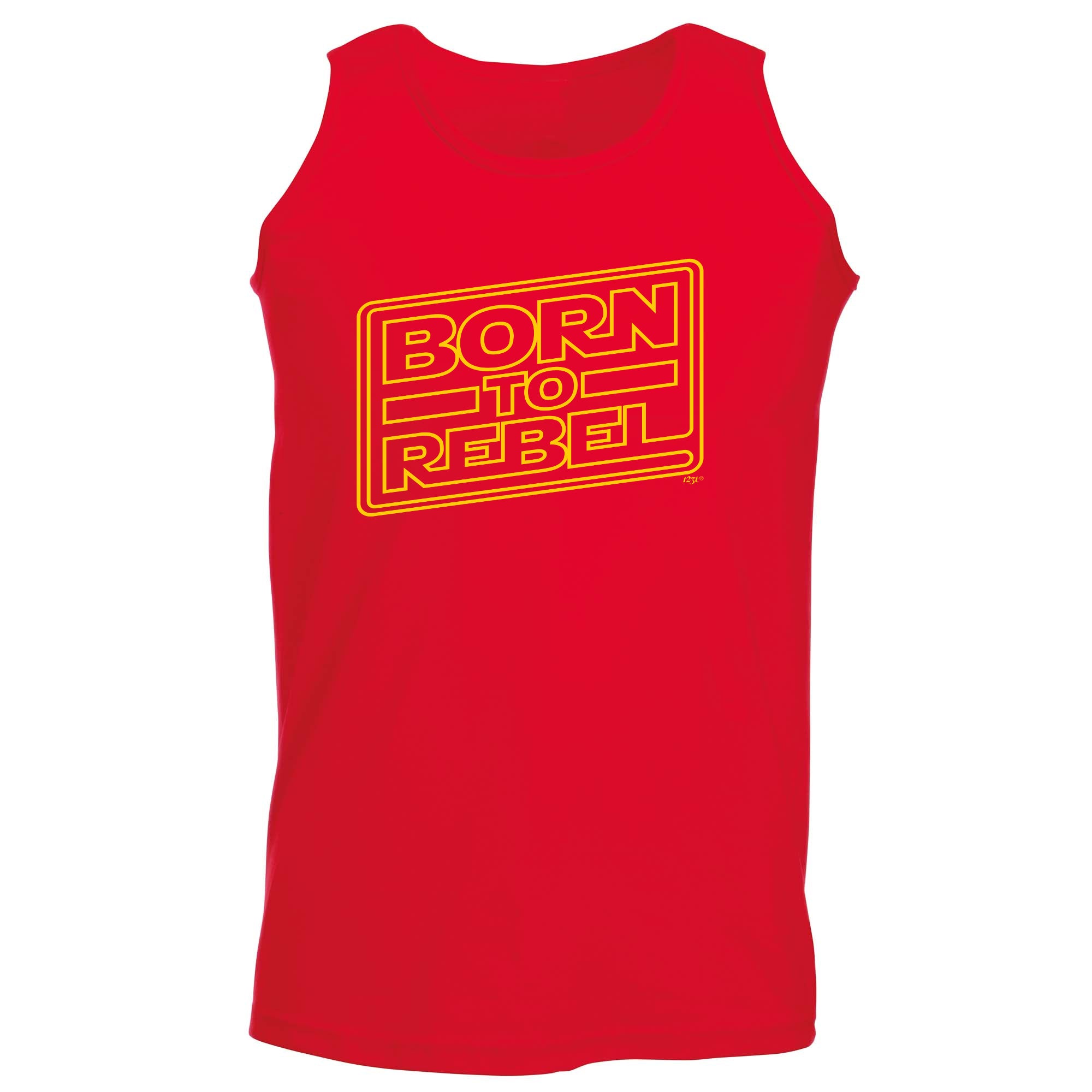 Born To Rebel - Funny Vest Singlet Unisex Tank Top