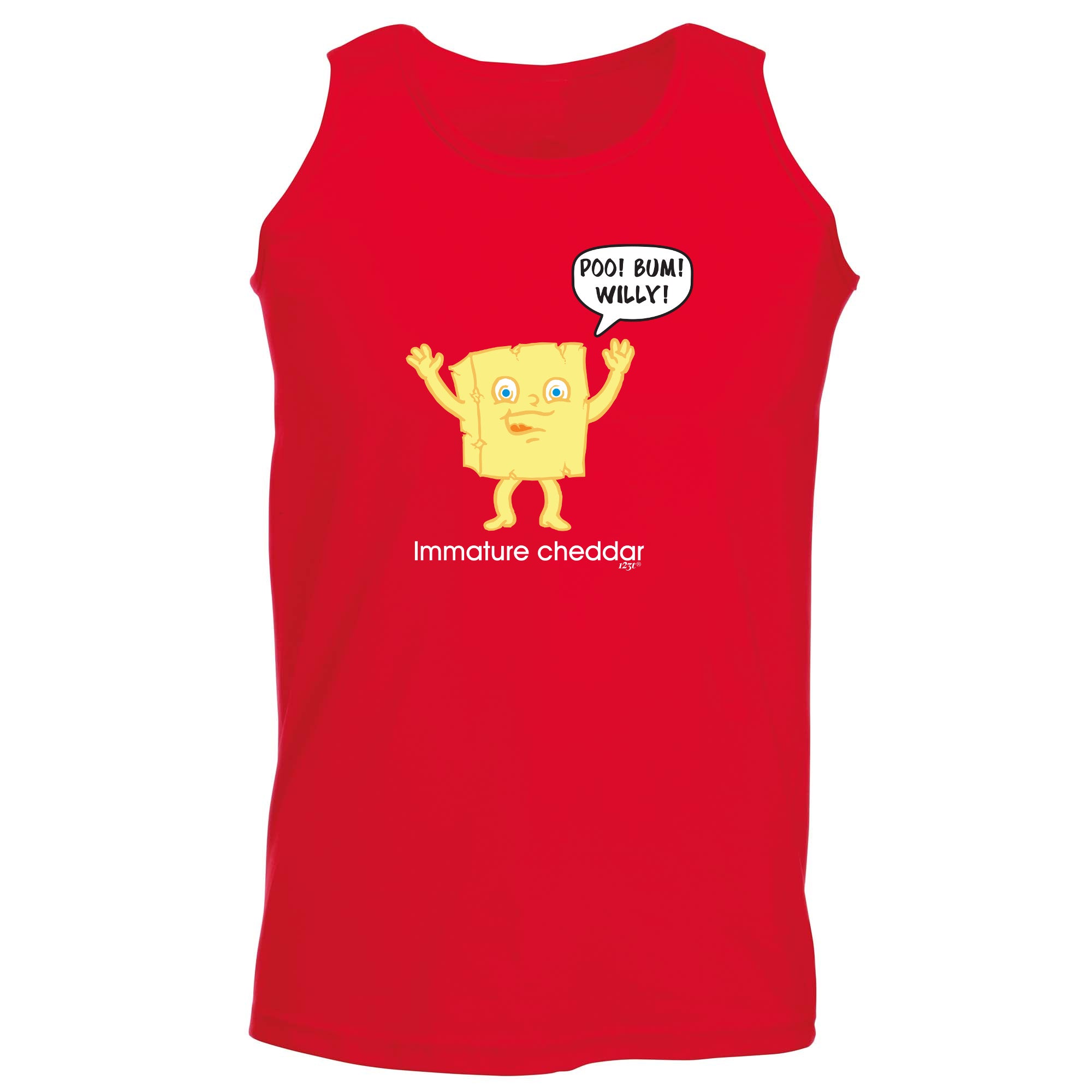 Immature Chedder - Funny Vest Singlet Unisex Tank Top