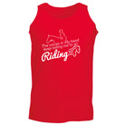 Keep Telling Me To Go Riding Horse - Funny Vest Singlet Unisex Tank Top