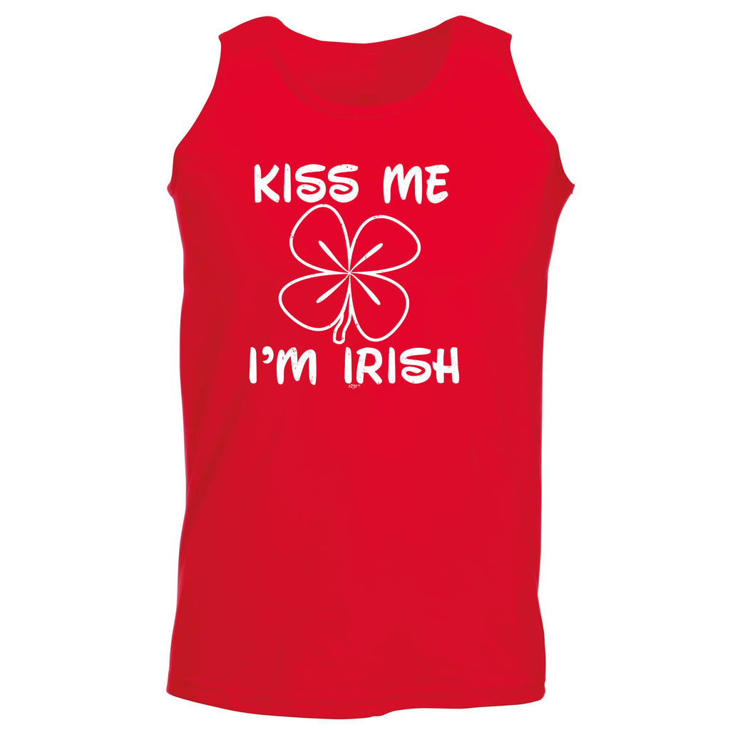 Kiss Me Im Irish - Funny Vest Singlet Unisex Tank Top