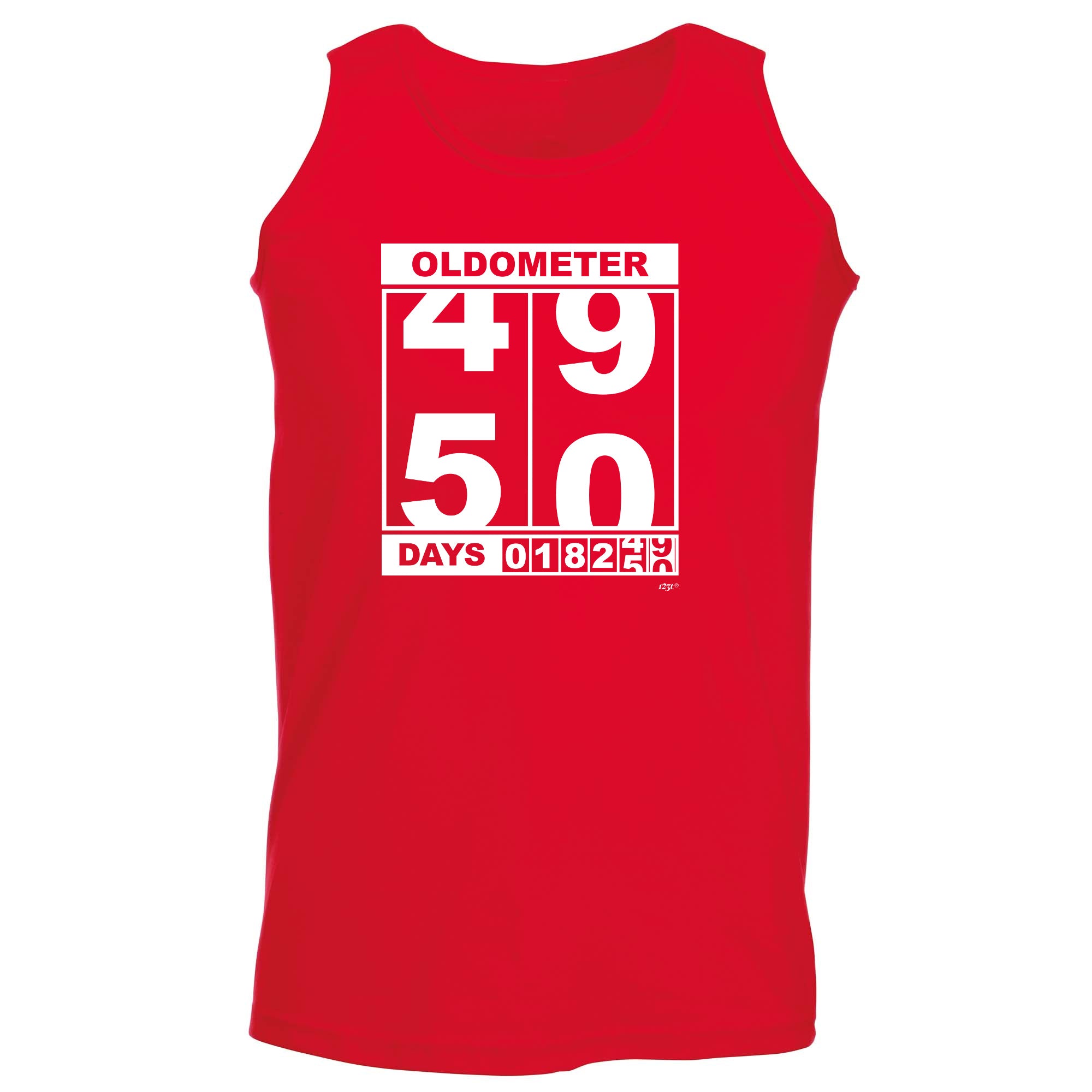 Oldometer 49 50 Days - Funny Vest Singlet Unisex Tank Top