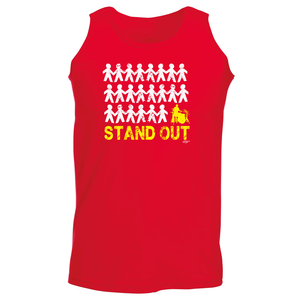 Stand Out Drummer - Funny Vest Singlet Unisex Tank Top
