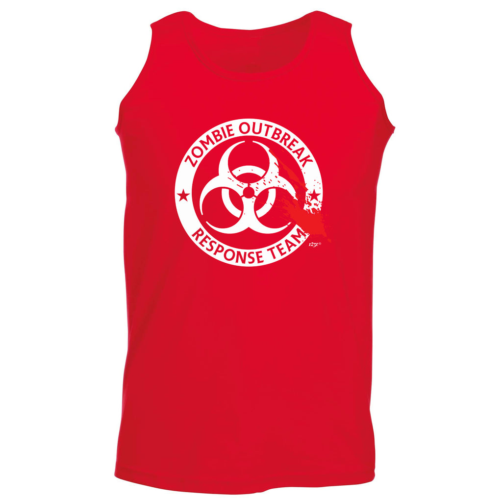 Zombie Outbreak Response Team - Funny Vest Singlet Unisex Tank Top