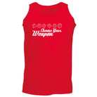 Dice Choose Your Weapon - Funny Vest Singlet Unisex Tank Top