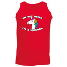 Im Not Weird Im A Unicorn - Funny Vest Singlet Unisex Tank Top