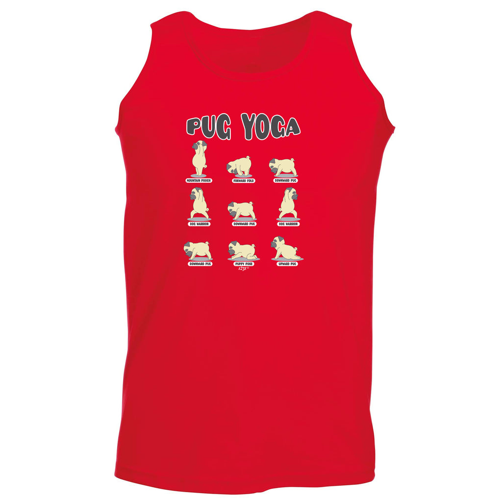 Pug Yoga Dog - Funny Vest Singlet Unisex Tank Top