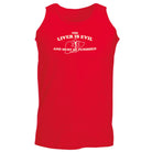 The Liver Is Evil And Must Be Punished - Funny Vest Singlet Unisex Tank Top